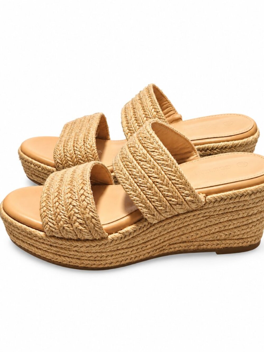 Coutgo Womens Platform Wedge Sandals Espadrille Size 8.5 BRAND NEW